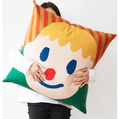 Original Design Christmas Cartoon Big Pillow Cushion Tatami Bay Window Sofa Bed Cushion
