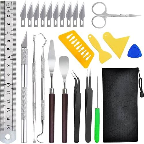 DIY Sculpture Tool Gedroogde Bloem Craft Vinyl Gereedschap Kit Voor Wieden Vinyl Hand Naaien Stiksels Carving Werk Set Boosted