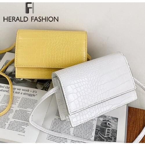 Luxury Handbags Women Messenger Bag Designer Female Mini Totes Ladies Crossbody Bag Crocodile Pattern PU Leather Shoulder Bag