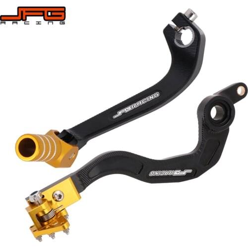 Motorcycle CNC Shifter Shift Rear Foot Brake Pedal Lever For SUZUKI RMZ250 08 2009 2010 2011 2012 2013 2014 2015 2016 2017 2018