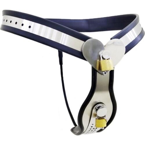 Heart Type Female Chastity Belt Pants Sex Tools For Women Sexy Erotic Stainless Steel Silicone BDSM Bondage Chastity Lock Device