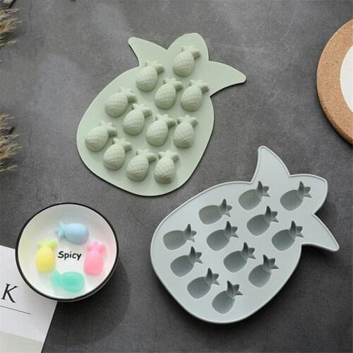 1pc Pineapple Shape Silicone Cake Mold Fondant Molds DIY Cake Decorating Tools Silicone Cookies Molds Ice Cube Tray