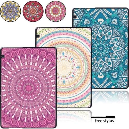 Printed Hard Shell Case Cover Fit Huawei MediaPad T3 8.0 /T3 10 9.6" /T5 10 Tablet Plastic Wearable Protective Case