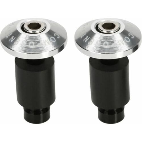 1 Pair Universal Motorcycle Aluminum Handle Grip Bar Ends Slider Cap Plug for All Motorcycle with 22mm Handlebars 6 Colors