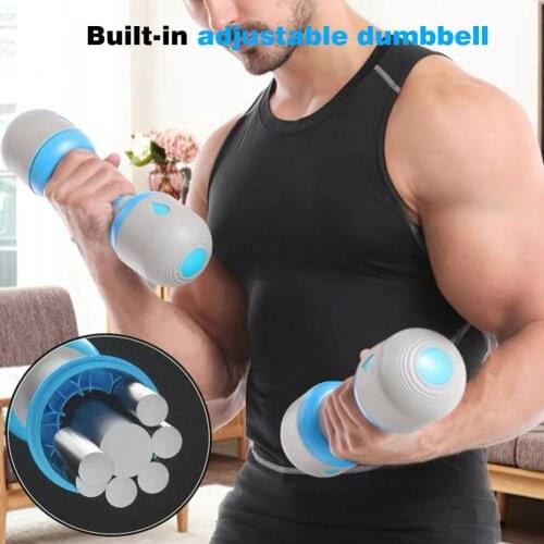 1 PCS Of Adjustable Dumbbell Weights 5-in-1 Weight Selection With Non-slip Neoprene Handles Multifunctional Home Fitness Roo