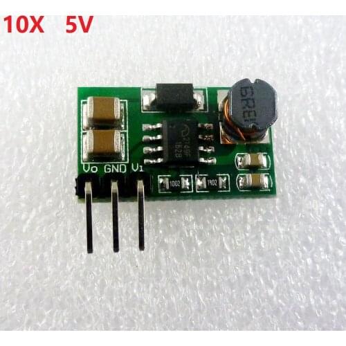 10pcs 800MA 2.5V 3.3V 3.7V to 5V DC DC Converter Step-up Boost Power Supply Module for nodemcu banana pi dht22 sensor