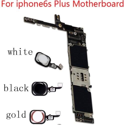 100% tested Original Unlocked Motherboard for iphone6s Plus 6S+ Motherboard with Touch ID Function logic board quality plate
