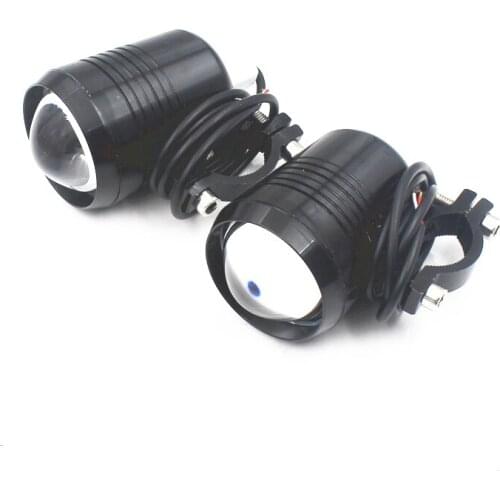 2PCS Universal LED Spotlights Driving Spot Head Lamp Motorbike Driving Spot lights Head Light Lamp For Harley Honda Motorcycle