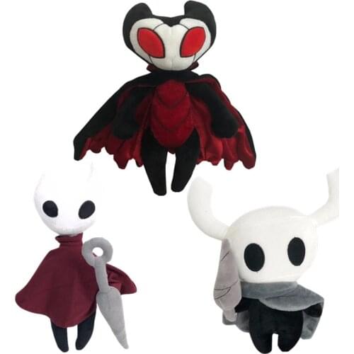 30cm New Game Hollow Knight Troupe Master Grimm Plush Toys Ghost Stuffed Animals Doll For Kids Birthday Christmas Best Gifts