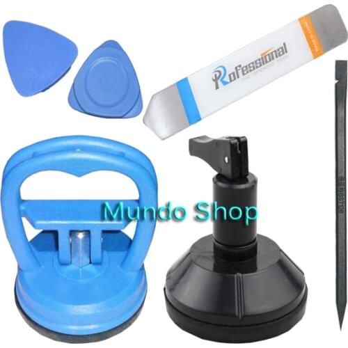 One set 6pcs Opening Tool Kit 2.2" Heavy Duty Suction Cups for iPhone iPad Macbook iMac Smartphone Screen Spudger Repair tools