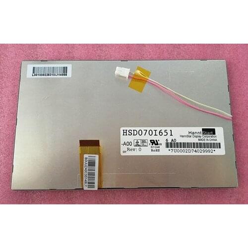 7.0 inch TFT LCD Analog Screen HSD070I651-A00 480(RGB)*234