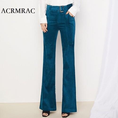 Женские вельветовые брюки ACRMRAC China At AliExpress