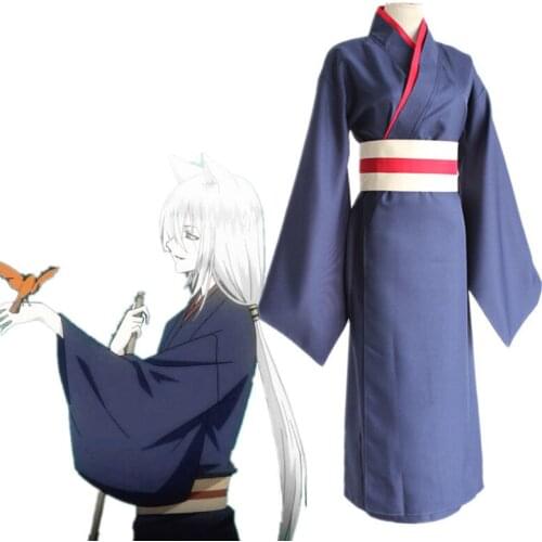 Anime Kamisama Kiss Tomoe Kimono Cosplay Costume Suit Unisex Clothes Halloween Party Decor Prop for Women Men Gifts