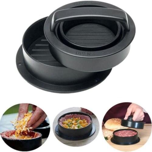 ABS Hamburger Maker Hamburger Press Round Shape Non-Stick Chef Cutlets Hamburger Meat Beef Grill Burger Press Patty Maker Mold