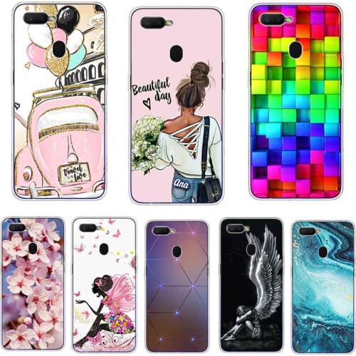 For OPPO AX7 Case Cool Case OPPO AX7 Silicone Soft TPU Phone Cover For OPPO AX7 AX 7 A X7 Cover full Protective Case Bumper