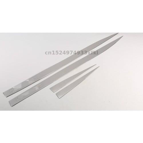 For Nissan QASHQAI 2016-2019 High-quality stainless steel Door Side Body Molding Chrome Trim Cover For car accessories