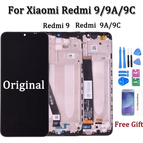 6.53 inches Screen For Xiaomi Redmi 9A Display LCD Touch Screen Digitizer For Redmi 9C LCD Replacement Phone Parts Assembly