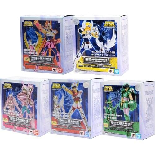 Bandai Saint Seiya Myth Cloth Early Bronze Revival Ver Phoenix Ikki Shun Shiryu Hyoga Pegasus Original Action Figure Model Toys