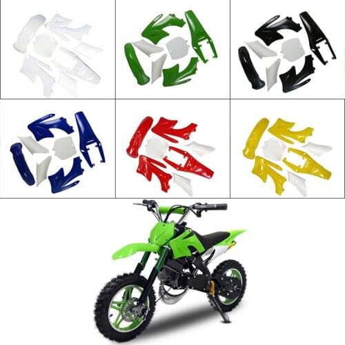 7 Pieces High Strength Plastic Fender Fairing Body Kits For 47cc 49cc Chinese 2 Stroke Apollo Orion Mini Dirt Bike
