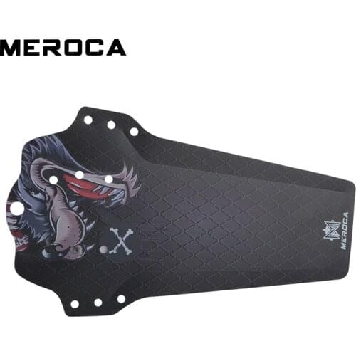 MEROCA MG-N MTB Mountain Road Bicycle Fender Iamok Bike Front Rear Mudguard Cycling Rainplate PP5 Material Accessories