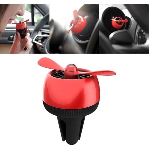 Mini Car Smell Air Freshener Conditioning Alloy Auto Vent Outlet Perfume Clip Fresh Aromatherapy Fragrance Atmosphere