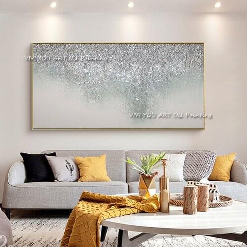 Newest Decorative art handmade oil painting on canvas abstract landscape wall picture painting for living room Decor