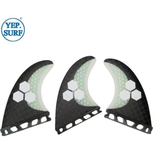 Future G5 Surfing Fin Fiberglass Honeycomb Black and White Color with logo/no logo Fins Customized Fins Surfboard Future Fins