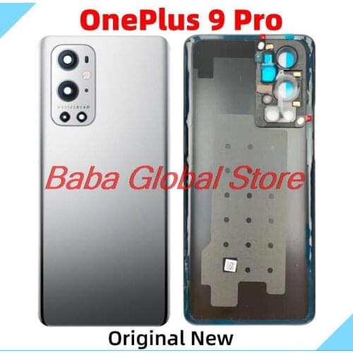 Original Glass Cover For OnePlus 9 Pro Back Battery Cover Door Rear Case For 1+9 Pro Housing Case With Adhesive Sticker