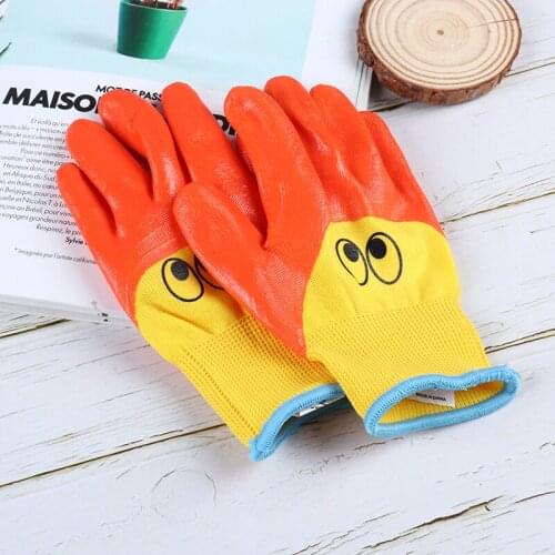Kids Breathable Protective Glove Anti Bite Cut Collect Seashells Protector Planting Work Gadget Durable Waterproof Garden Gloves