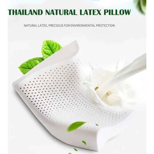 ShenBang Thailand Pure Natural Latex Pillow Health Care Neck for Neck Spine Protective Latex Pillow Orthopedic Pillow