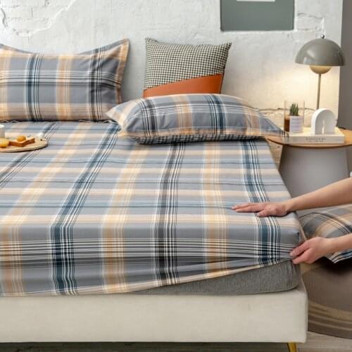 2021 Cotton Bed Sheet One-piece Cotton Bedspread Mattress Protection Cover Simmons Dust Cover All-inclusive Bed Sheet