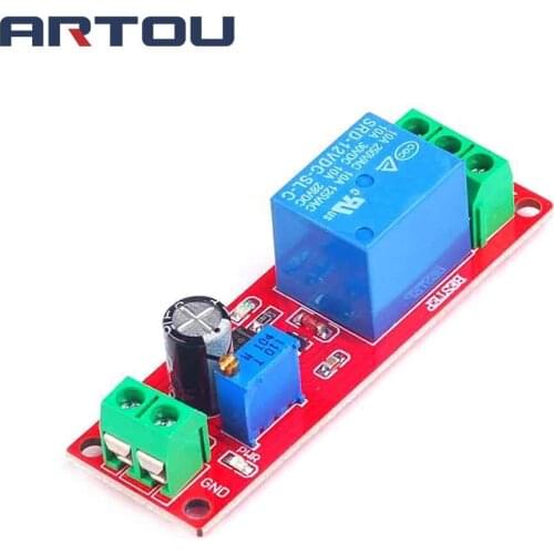 DC 5V 12V Time Delay Relay NE555 Time Relay Shield Timing Relay Timer Control Switch Car Relays Pulse Generation Duty Cycle