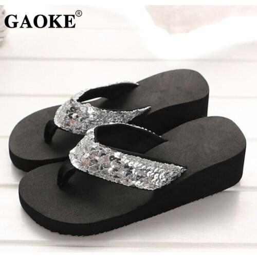 Rhinestone Women Slippers Flip Flops Summer Women Crystal Bling Beach Slides Sandals Casual Shoes Slip On Slipper Bath Shoes