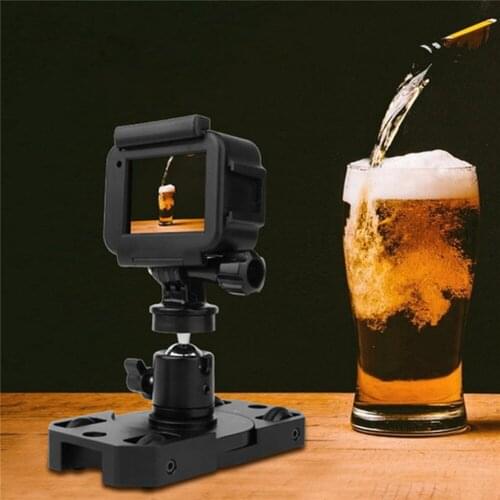 Camera Stabilizer Multi-angle Shooting Metal Bracket Holder for Gopro/OSMO Action/ Osmo Pocket/ For Insta360 One R Action Camera