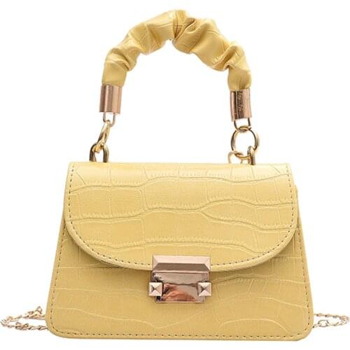 Female Shoulder Bag Women Fashion Solid Color Handbag Simple Cute Messenger Bags Ladies PU leather Totes