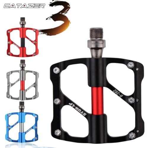Bike Pedal 3 Bearings Anti-slip Ultralight CNC MTB Mountain Bike Pedal Sealed Bearing Pedals Bicycle Accessories Bicycle Pedal