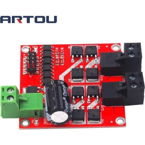 2 Channel CH Dual H-bridge DC Motor Driver Module Positive / Negative Rotate PWM Regulation Optocoupler Isolation L298 7A 160W