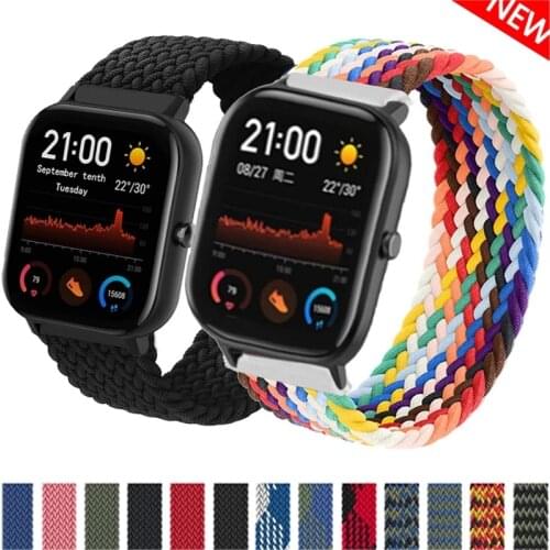 Silicone Bracelet For Amazfit Gts Bip Gtr 42mm Wrist Strap For Xiaomi Amazfit GTS 2 BipS For Garmin Vivoactive3 Smart Watch Band