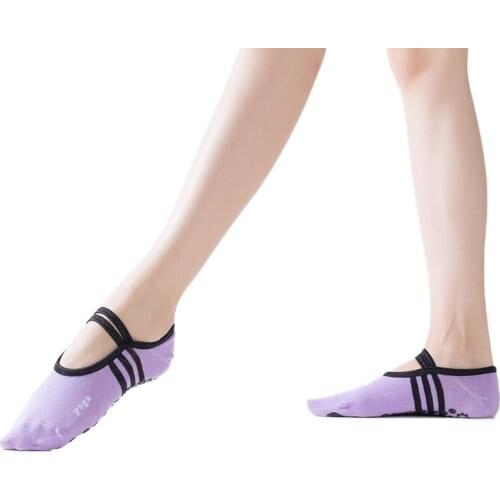 2021 Hot Yoga Pilates Socks Anti-Slip Breathable Yoga Socks Fitness Pilates For Ladies Ballet Dance Sports Cotton Quick-Dry