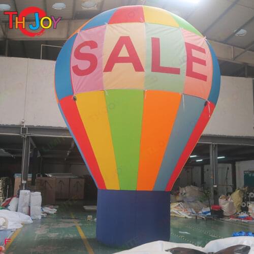 6m/20ft or 8m/26ft custom Rainbow inflatable ground balloon for exhibition/gaint inflatable ground balloon