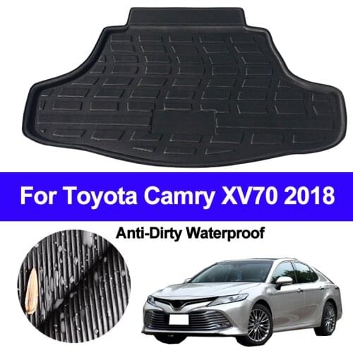 For Toyota Camry Altis XV70 2018 Car Auto Rear Boot Cargo Liner Trunk Floor Mat Carpet Mats Tray Pad Mat Carpets Anti-dirty