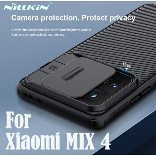 Case For Xiaomi MIX 4 NILLKIN CamShield Pro Case Slide Camera Cover PC & TPU Protection Phone Housing Back Cover For Xiaomi MIX4