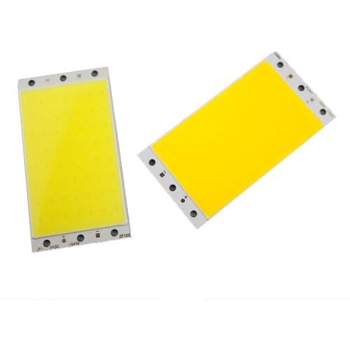 DC 12-14v rectangle cob led chips 10w Source warm white/cool white DIY 94*50mm 12V Lights Work LED Table Lamp High Quality