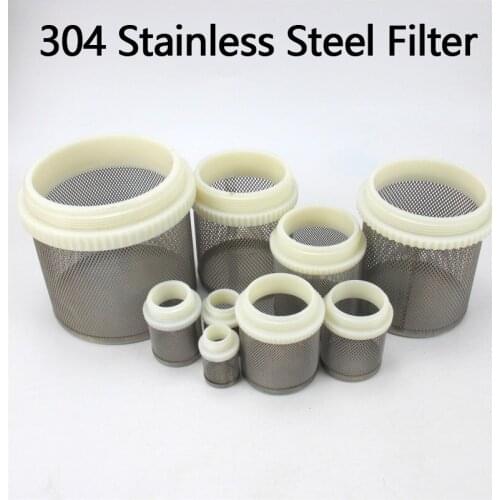 304 Stainless Steel Filter Male Thread Aquarium Filter Fish Tank Water Pump Intake Pipe Connect 1 Pcs 1 Pcs