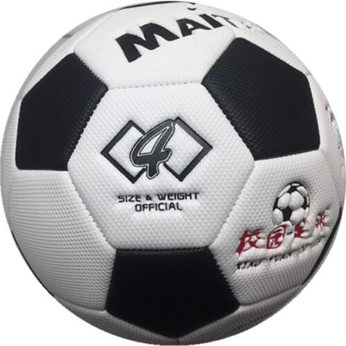 PVC Soccer Ball Outdoor Indoor Training Size 4/5 Football for Tennis Adults Kids