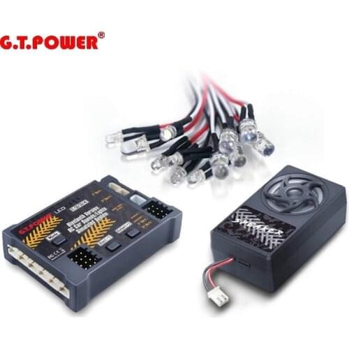 G.T.Power Bluetooth Version RC Car Engine Sound Simulated System / Lights Simulated System For RC Car Axial SCX 10 TRX4