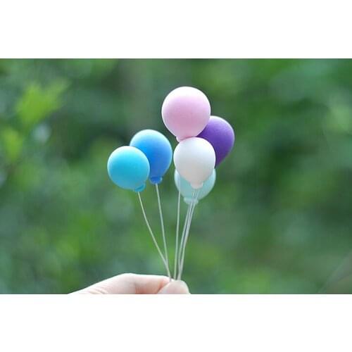 G05-X5152 children baby gift Toy 1:6 Dollhouse mini Furniture Miniature rement bjd Photo props soft clay balloon 6pcs/set