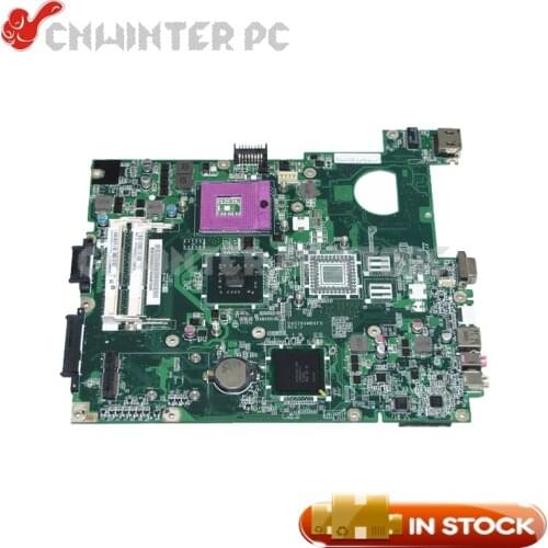 NOKOTION MB.EDV06.001 MBEDV06001 For Acer Extensa 5235 5635 Laptop Motherboard DA0ZR6MB6F0 GL40 DDR2 Free CPU