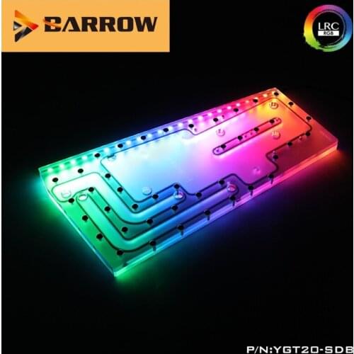 Barrow water cooling kit YGT20-SDB,Waterway Board For In Win Tou 2.0 Case,For Intel CPU Water Block & Single/Double GPU Building