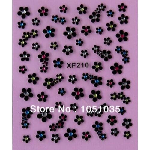 Mixed designs nail decal 3d nail sticker nail art decoration 20 pcs/lot free shipping